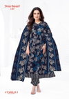 Zeenat Vol 5 By Shree Ganesh Cotton Printed Anarkali Style Kurti With Pant Dupatta Wholesale In Surat